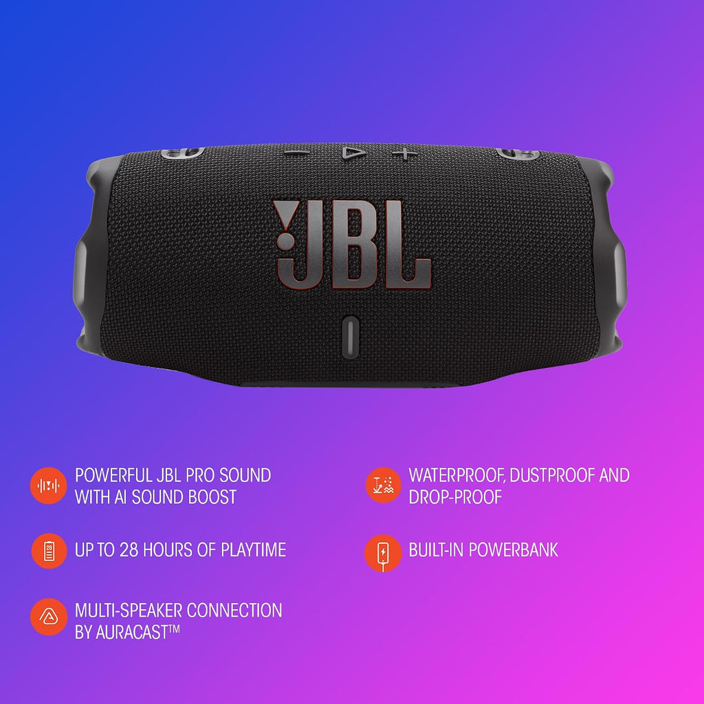 JBL Charge 6 Portable Bluetooth Speaker
