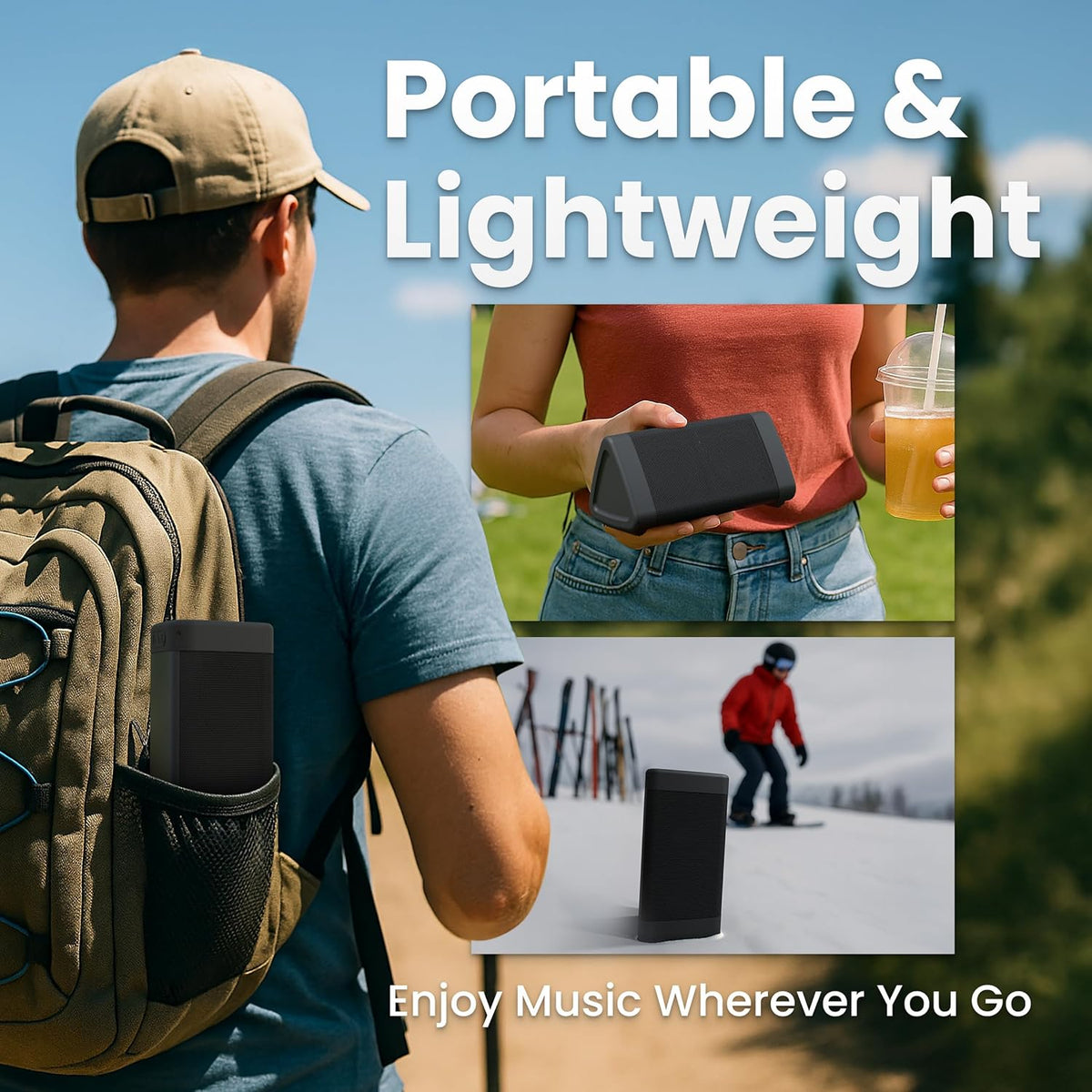 Cambridge Soundworks OontZ Angle 3 Portable Bluetooth Speaker