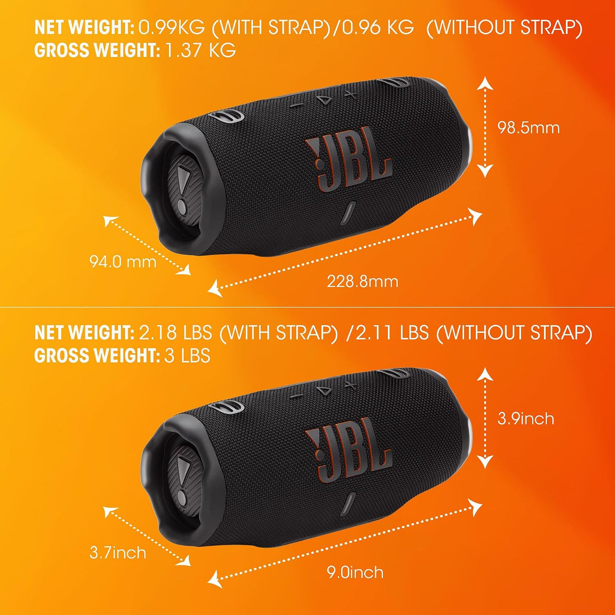 JBL Charge 6 Portable Bluetooth Speaker