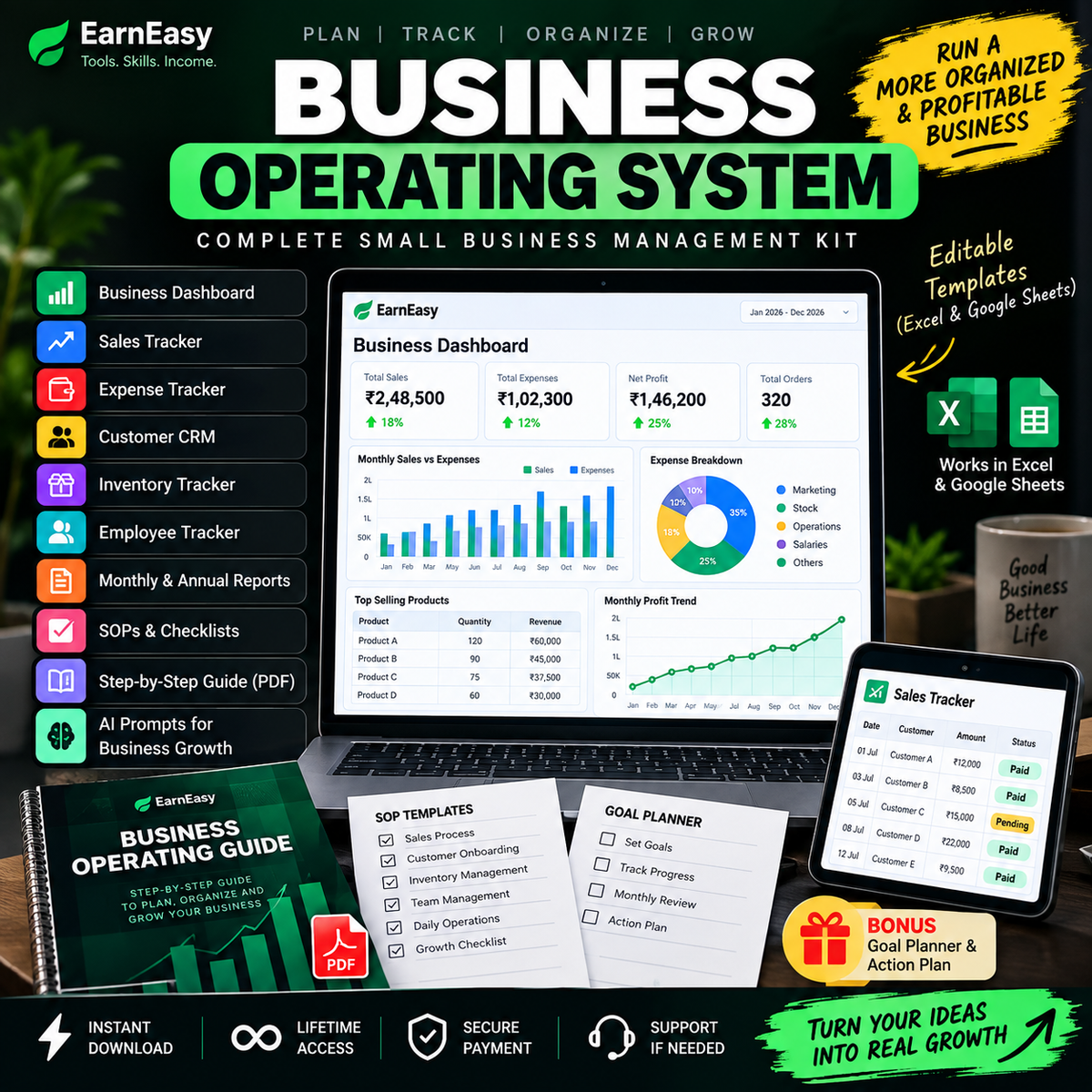 EarnEasy Business Operating System