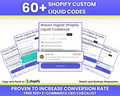 150+ Customizable Shopify Liquid Codes — Ultimate Store Customization Kit