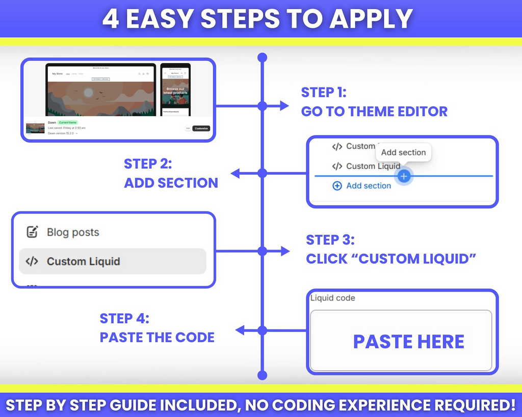 150+ Customizable Shopify Liquid Codes — Ultimate Store Customization Kit